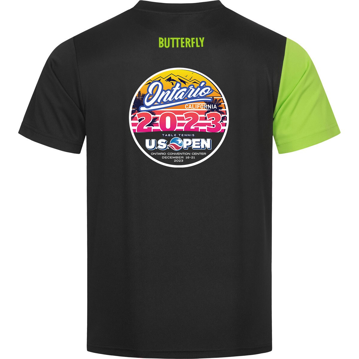 Butterfly 2023 US Open Shirt - Mannequin Back